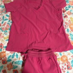 Pink Scrub Set